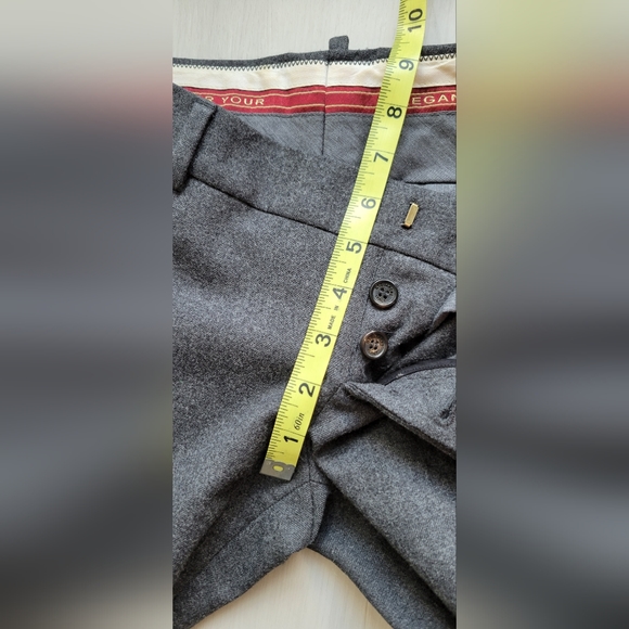 DSquared2 wool flannel women's trousers, IT 38, US 2 - Picture 3 of 10